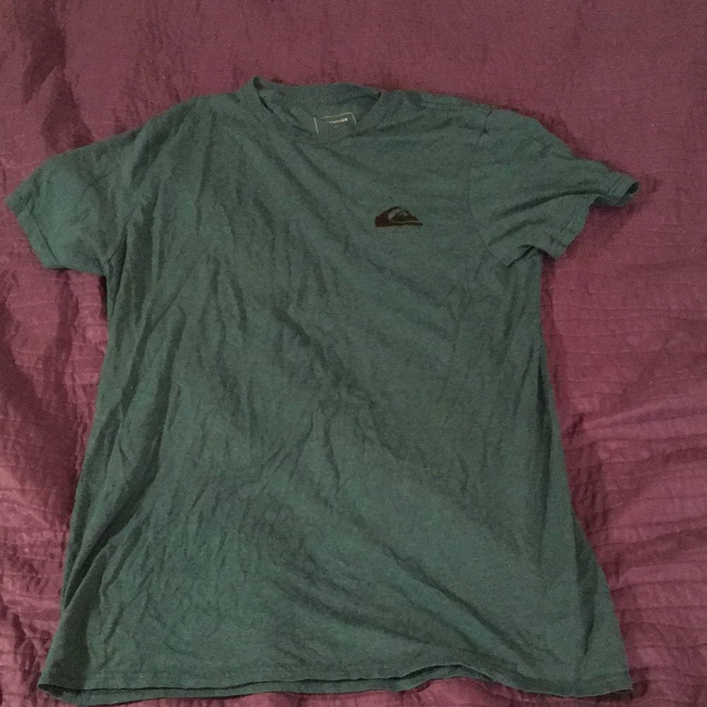 Quiksilver Men's Green Short Sleeve Tee